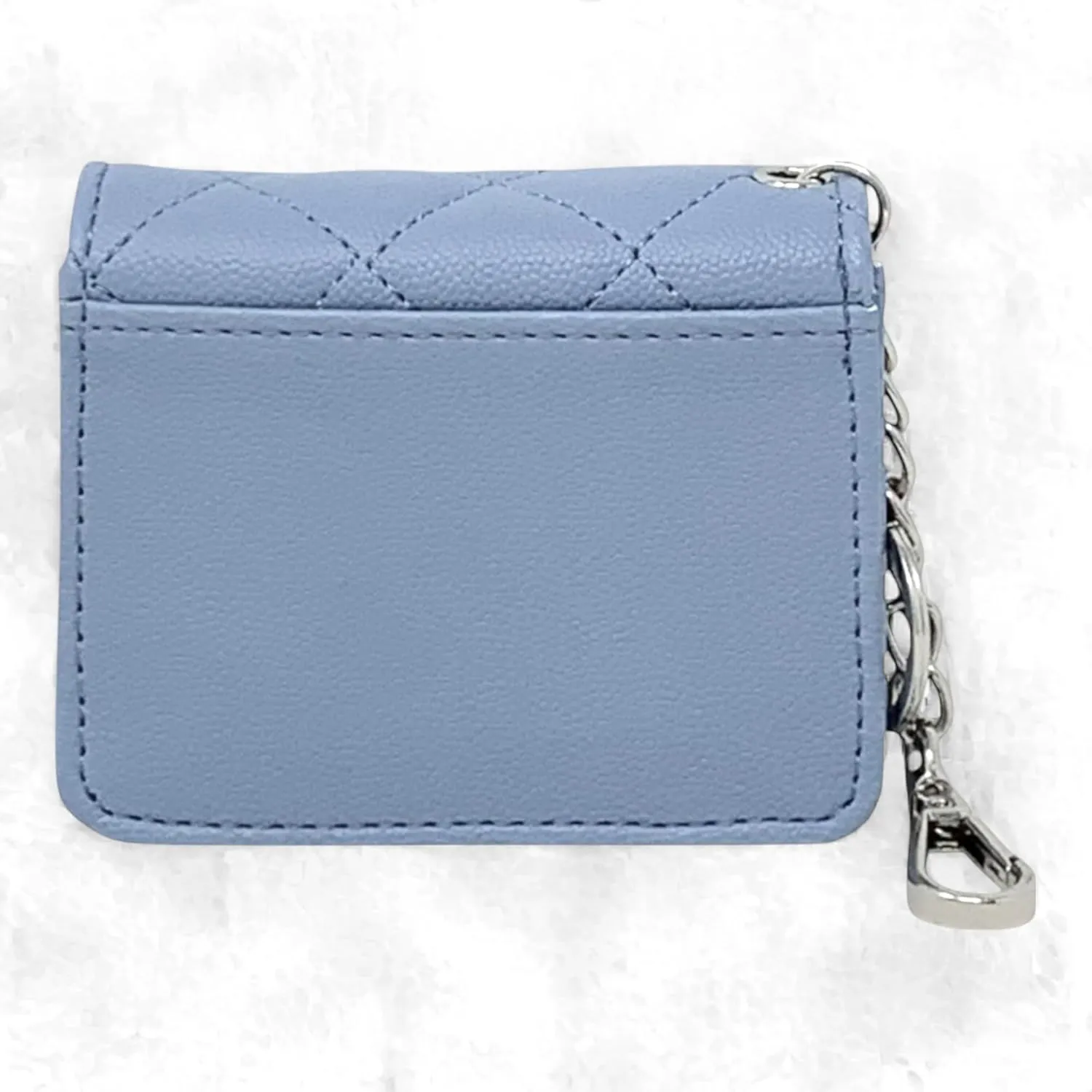 Steve Madden Bwren Flap Wallet with Keyring (Blue Haze)