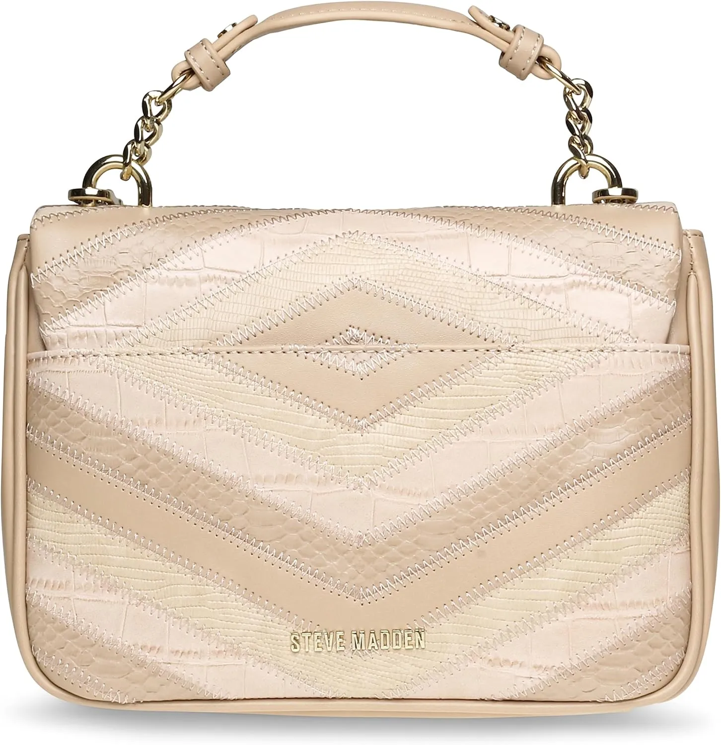 Steve Madden Mojo Patchwork Tope Handle Crossbody