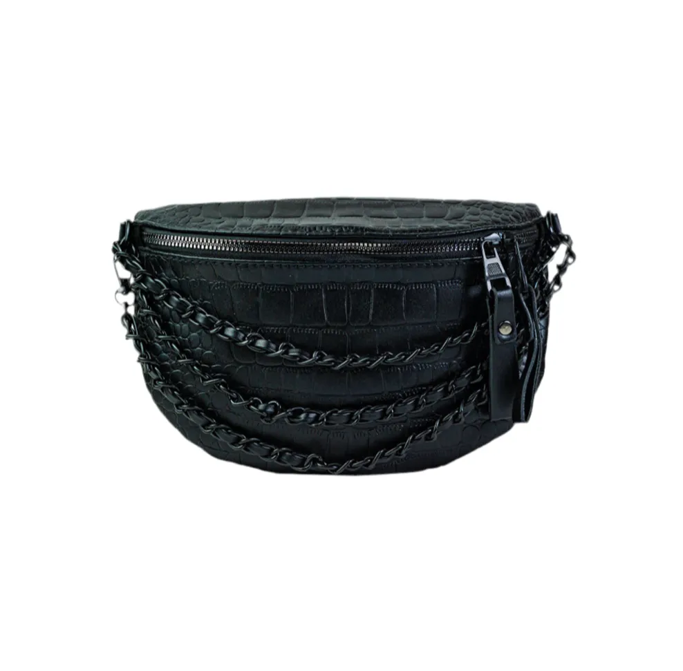 Studded Black Cross Body