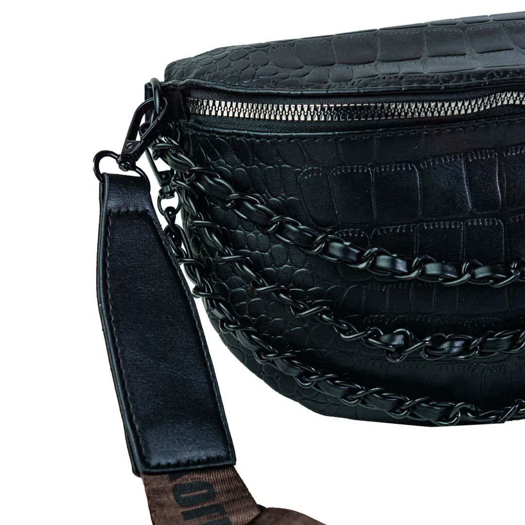 Studded Black Cross Body