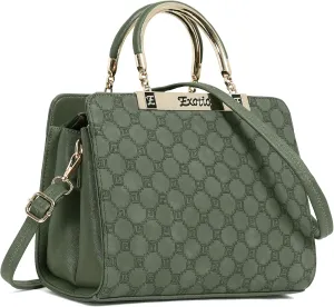 Studded Check Box Pattern handbag for women