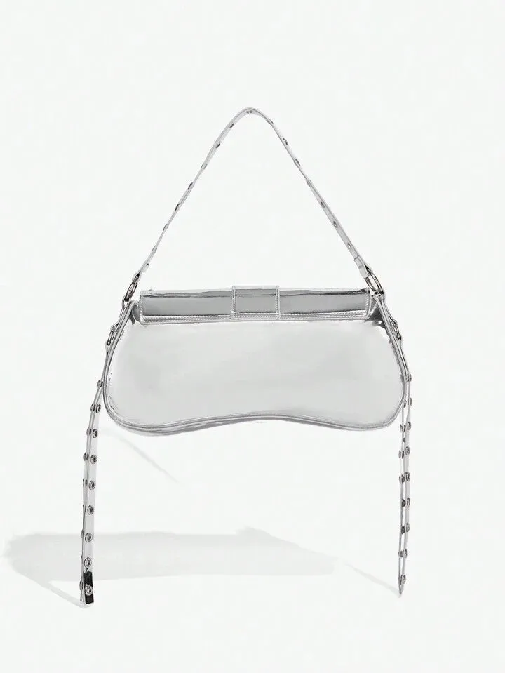 Studded Detail Shoulder Bag