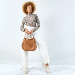 Studded leather tote bag wholesale