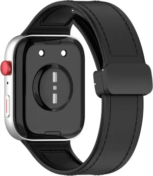Suitable for Huawei Watch Fit3 Silicone Leather Strap with Magnetic Buckle