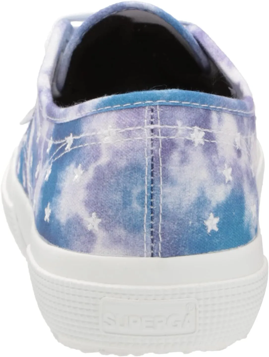 Superga Women's 2750 Print Stars Embroidery Sneaker