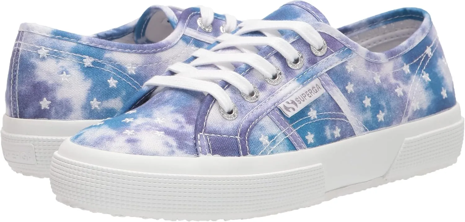 Superga Women's 2750 Print Stars Embroidery Sneaker