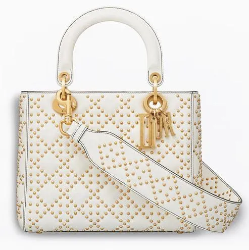 Supple Lady Dior Bag in Studded Cannage