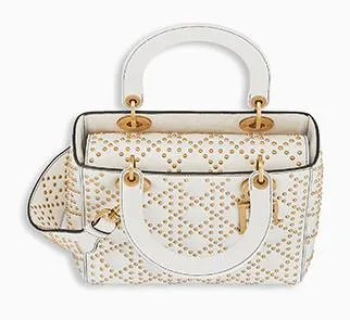 Supple Lady Dior Bag in Studded Cannage
