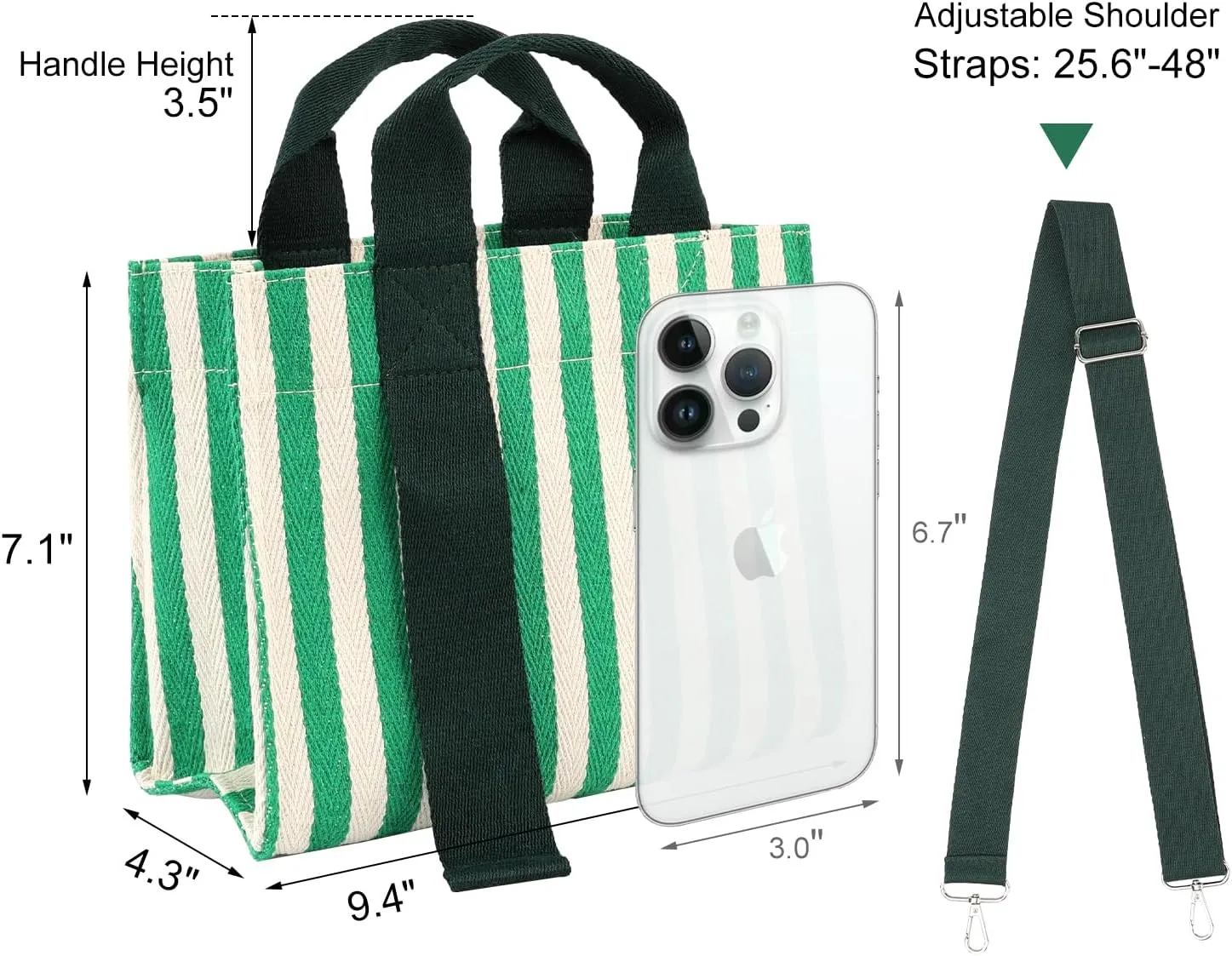 Surblue Tote Bag for Women Canvas Tote Handbag with Pockets Women Shoulder Bag Travel Shoulder Bags