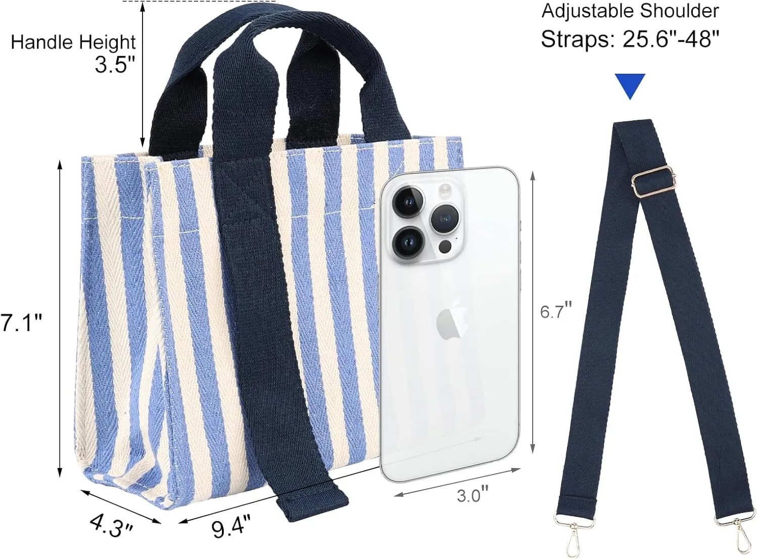 Surblue Tote Bag for Women Canvas Tote Handbag with Pockets Women Shoulder Bag Travel Shoulder Bags