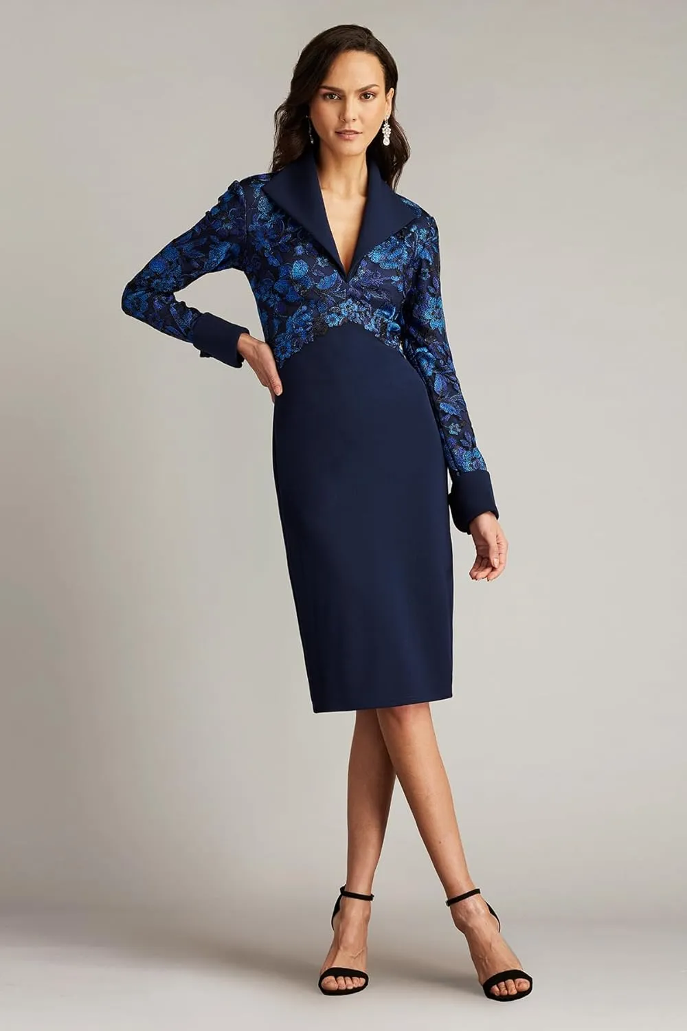 Tadashi Shoji Auger French Cuff Dress