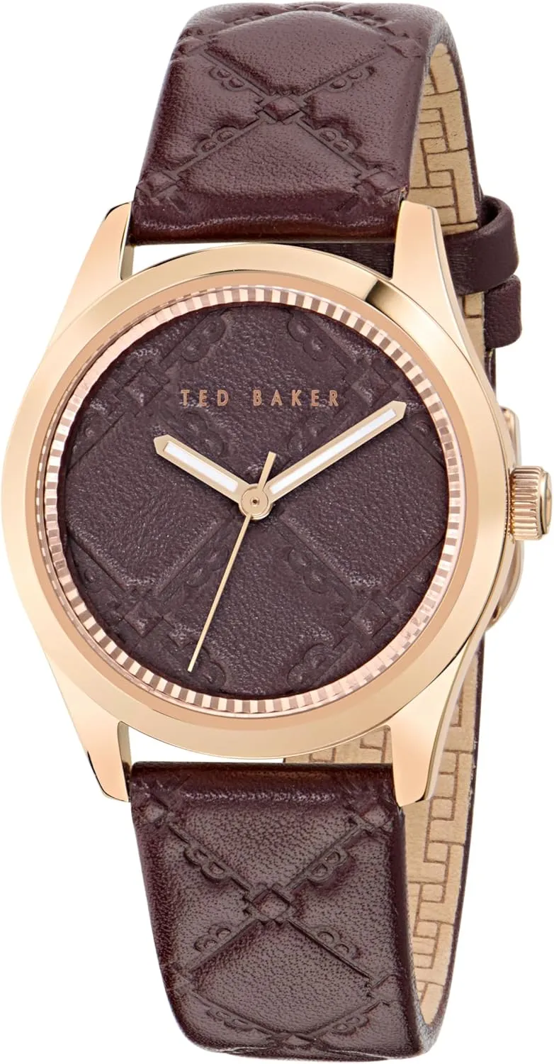 Ted Baker Coolly Women's Burgundy Leather Strap Watch