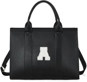 Telena Leather Tote Bag for Women Crossbody Tote Purse Handbag with Compartments and Adjustable Strap