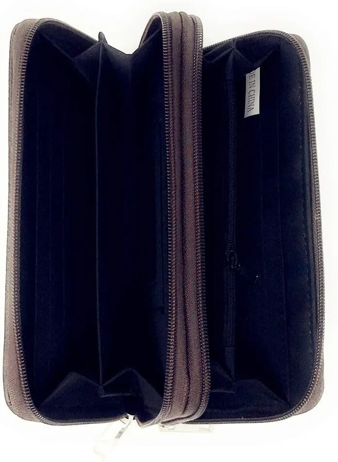 Texas West Women's Cross Flower Shoulder Handbag Purse in 3 Colors