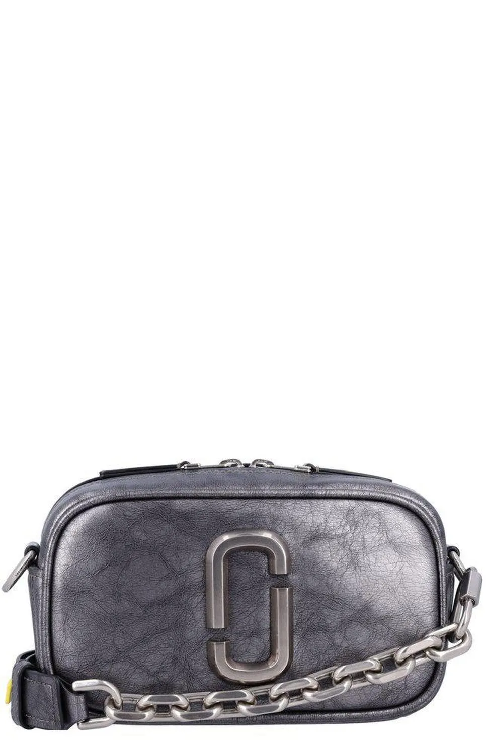 The Metallic Distressed Big Shot Crossbody Bag