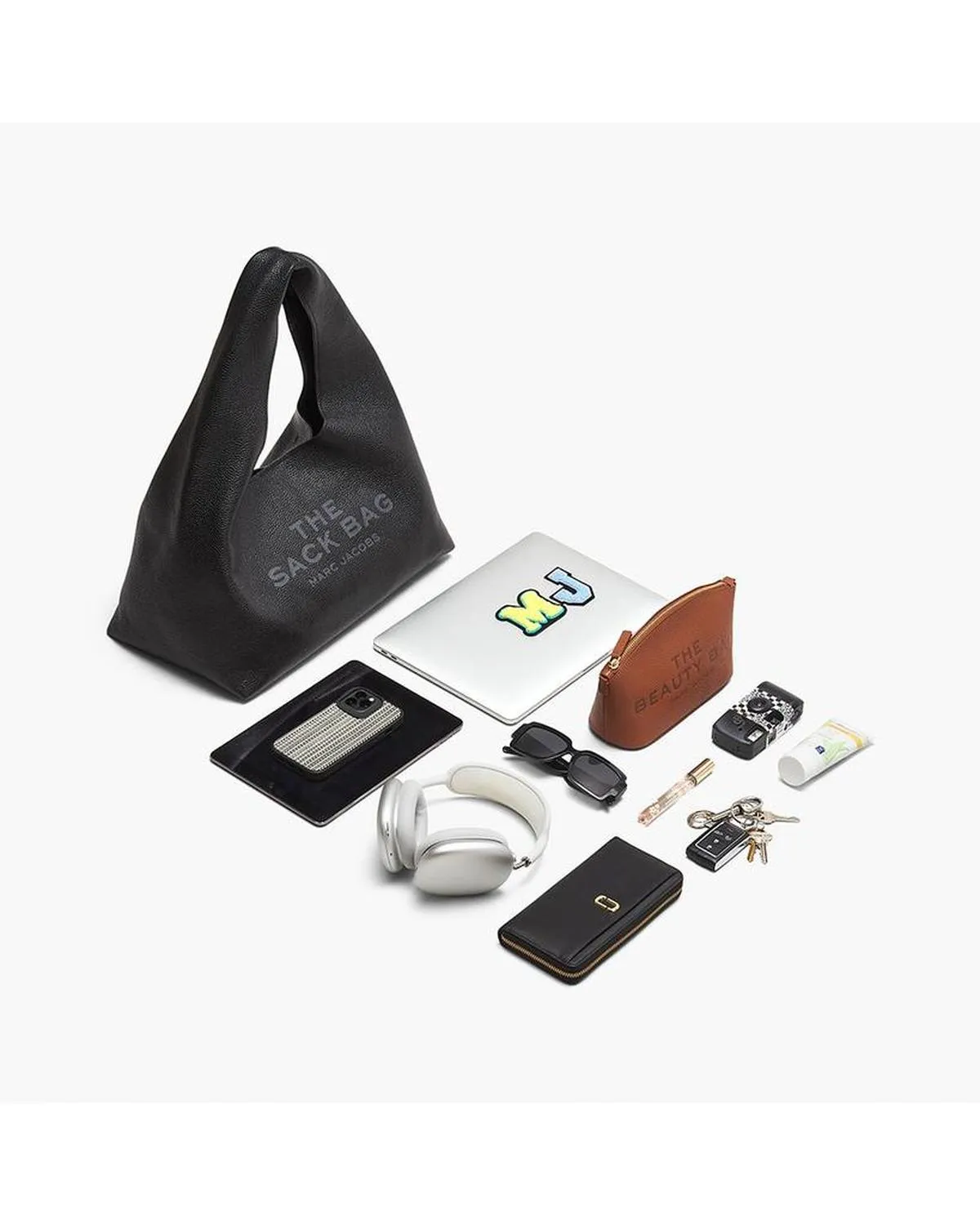 The Sequin Daisy Denim Sack Bag