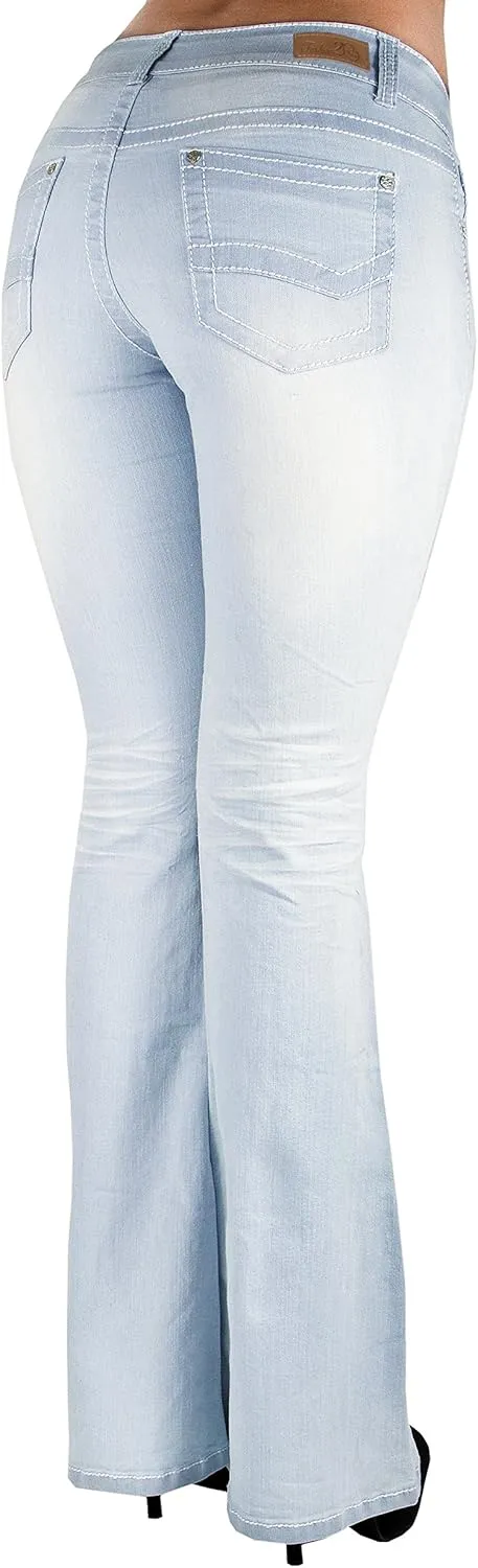 The Sexy Flare Bootleg Ripped Premium Bootcut Women Jeans