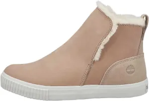 Timberland Women's Skyla Bay Pull-On Boots, Light Taupe Nubuck, 8.5 Medium