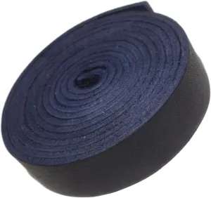 TOFL Genuine Top-Grain Leather Strap 72" Long 7/8" Wide 1/8" Thick (7-8 oz) DIY Arts & Craft Projects, Clothing, Jewelry, Wrapping | Navy Blue