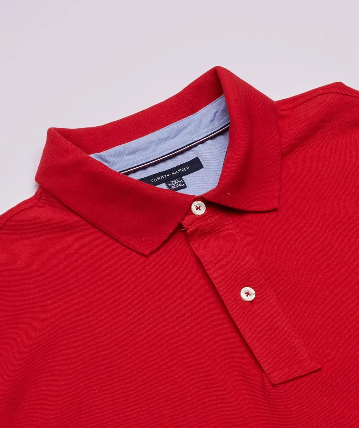 Tommy Hilfiger Men's Big & Tall Short Sleeve Cotton Pique Polo Shirt in Classic Fit