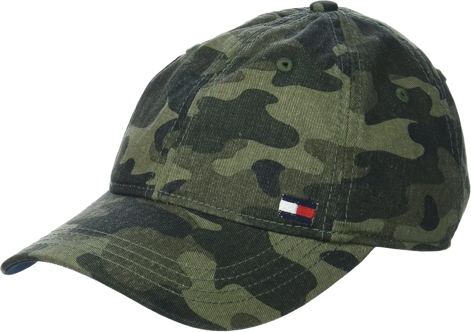 Tommy Hilfiger Men's Cotton Billy Adjustable Flap Baseball Cap