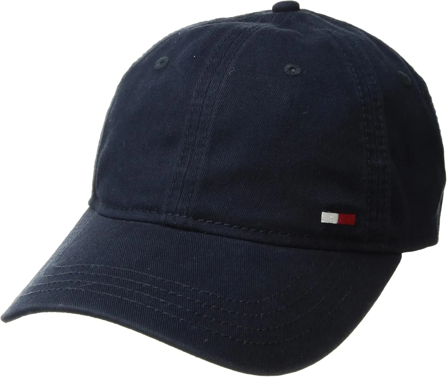 Tommy Hilfiger Men's Cotton Billy Adjustable Flap Baseball Cap