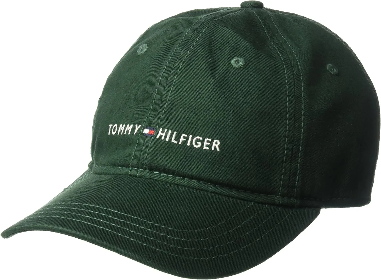 Tommy Hilfiger Men's Cotton Logo Adjustable Baseball Cap
