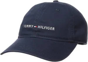 Tommy Hilfiger Men's Cotton Logo Adjustable Baseball Cap