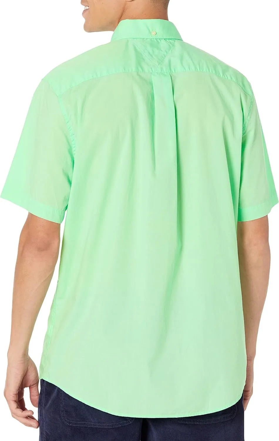 Tommy Hilfiger Men's Short Sleeve Casual Button Down Shirt in Classic Fit