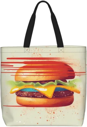 Tomorrow I'll Start Running Print Women Tote Bag Big Capacity Shopping Bag Fashion Beach Bag For Work Travel