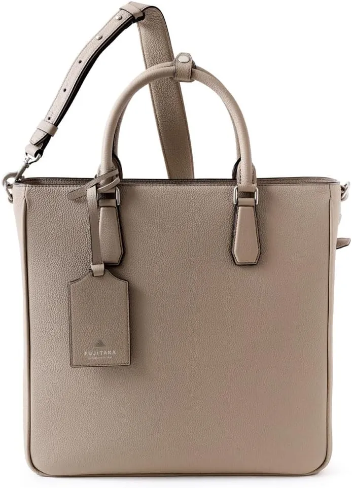 Tono Genuine Leather (Weinheimer Calf Shrink Leather) Tote Bag A4 with Shoulder strap, Made in Japan, No.674701