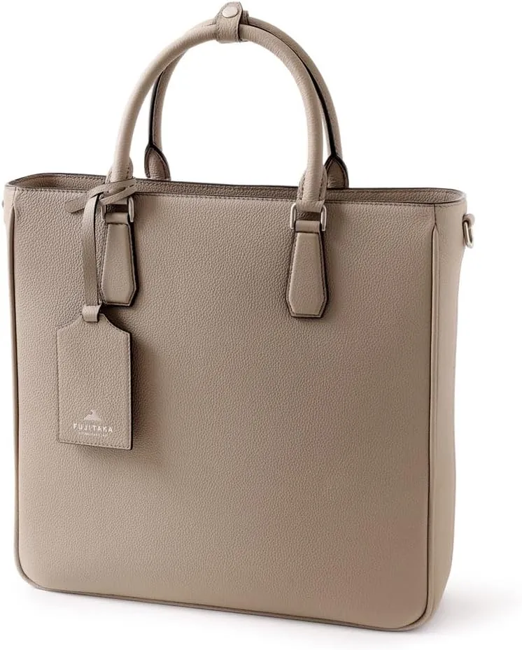 Tono Genuine Leather (Weinheimer Calf Shrink Leather) Tote Bag A4 with Shoulder strap, Made in Japan, No.674701