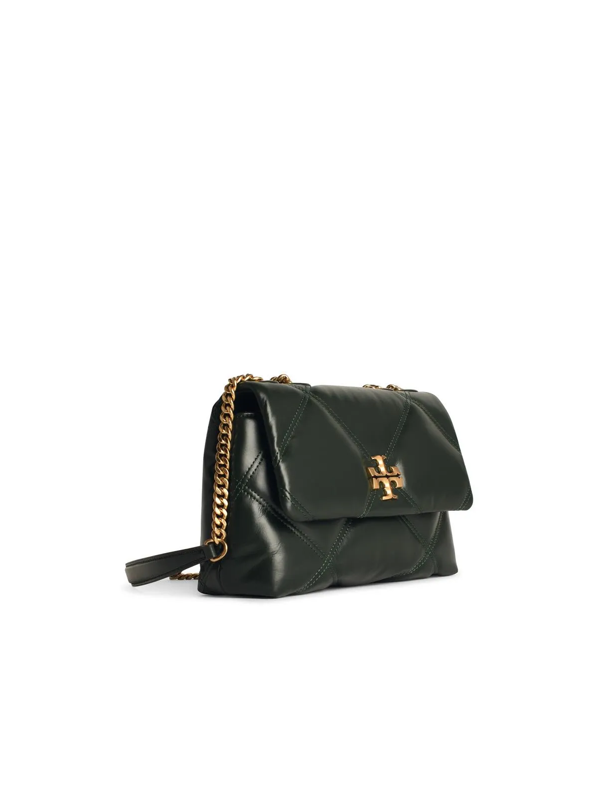 Tory Burch 'Kira' Green Lear Crossbody Bag