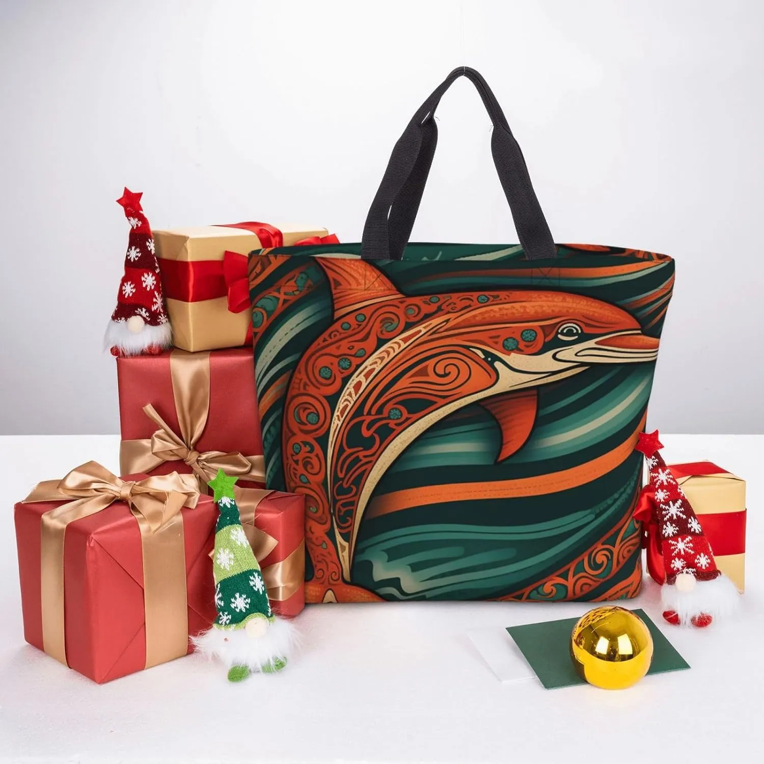 Tote Bag for Women Carefully Spelled with Love Shoulder Bag with Zipper Handbag Large Capacity Reusable Grocery Bag