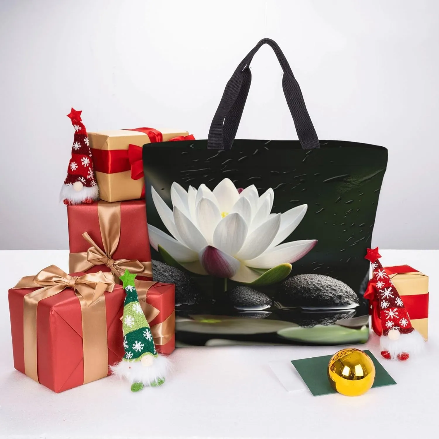 Tote Bag for Women Computer technology Shoulder Bag with Zipper Handbag Large Capacity Reusable Grocery Bag