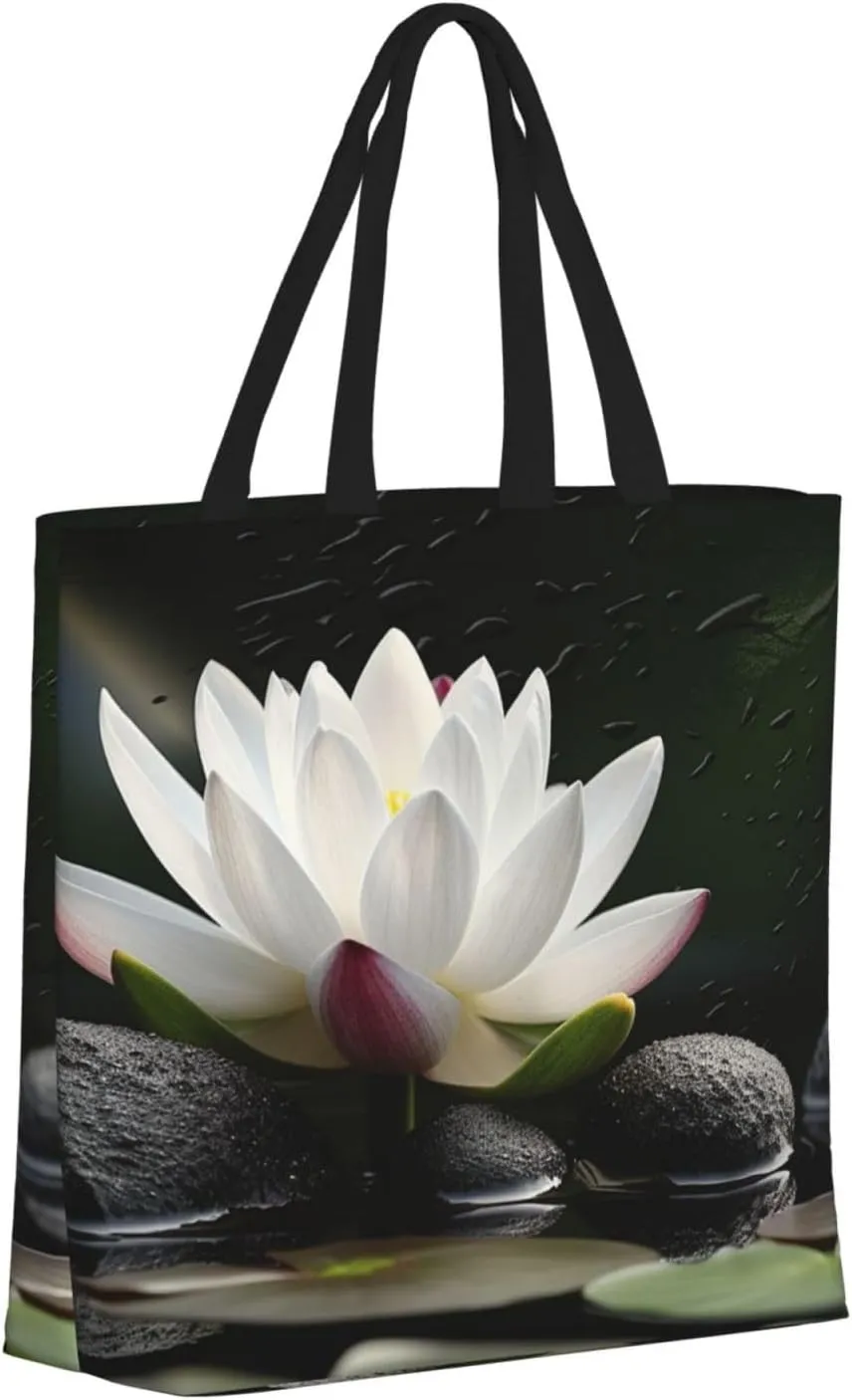Tote Bag for Women Computer technology Shoulder Bag with Zipper Handbag Large Capacity Reusable Grocery Bag