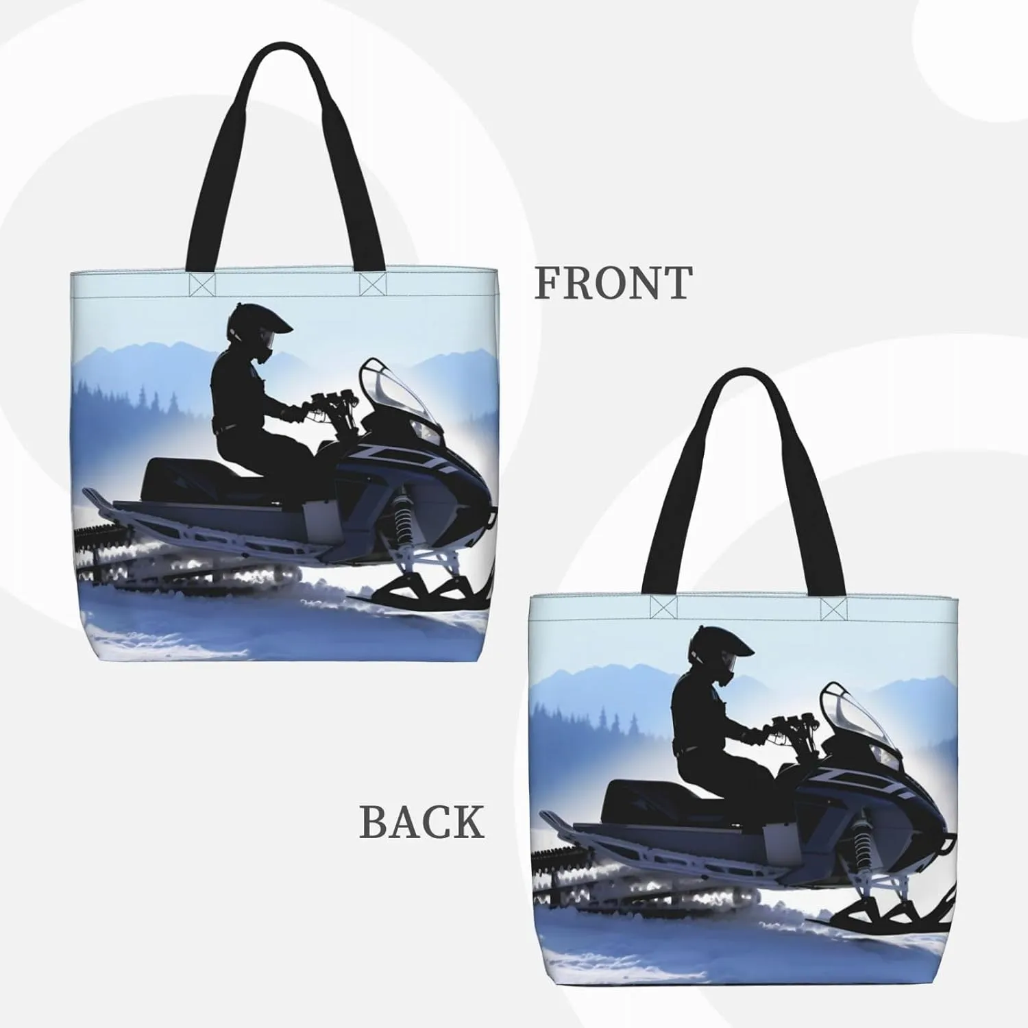 Tote Bag for Women Sunflower Bees Shoulder Bag with Zipper Handbag Large Capacity Reusable Grocery Bag