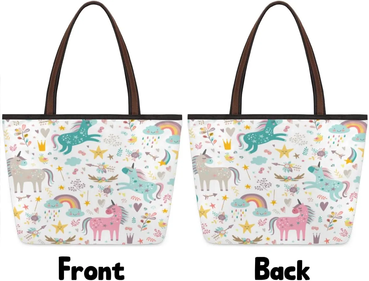 Tote Bag for Women with Zipper Large Capacity Top Handle Casual Shoulder Bag Handbag Reusable Shopping