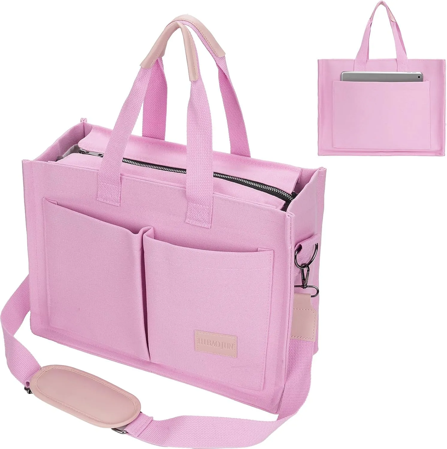 Tote Bag with Compartments Church Bible Bag Laptop Large Tote Bag for Women Nice Gift.