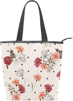 Tote Bag Women Work Canvas Bags Shoulder Bag Purse for Women Travel Bags Handbags Everyday Bag Pattren 1