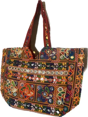 Tote Bag/Embroidered Shoulder Bag