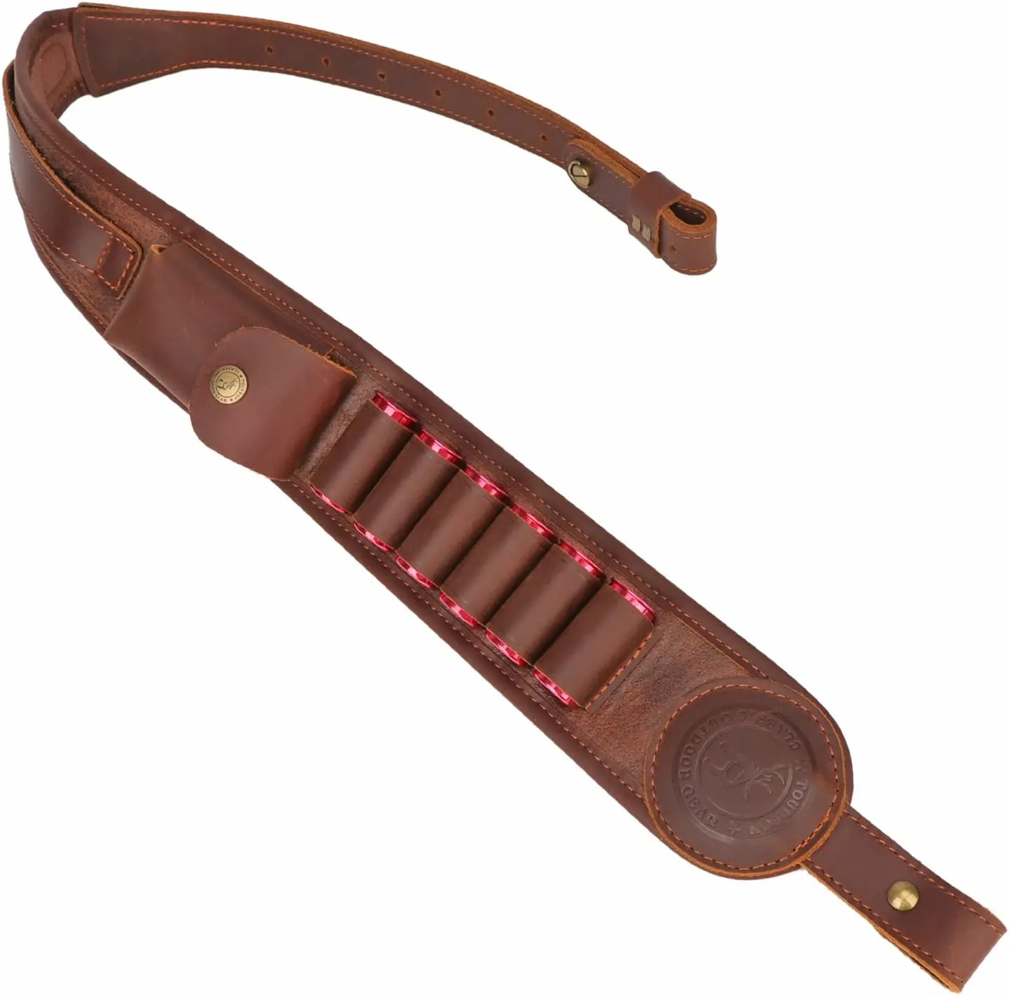 Tourbon Shotgun 12 Gauge Ammo Shell Holder Bandolier Gun Shoulder Strap Sling
