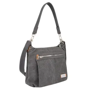 Travelon Anti-Theft Heritage Hobo Bag, Pewter (Gray) - 33072 540