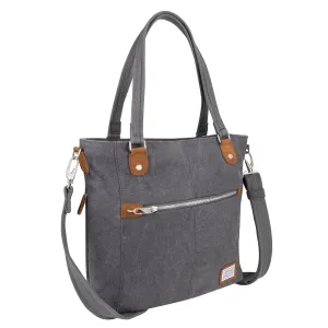 Travelon Anti-Theft Heritage Tote Bag, Pewter (Gray) - 33075 540