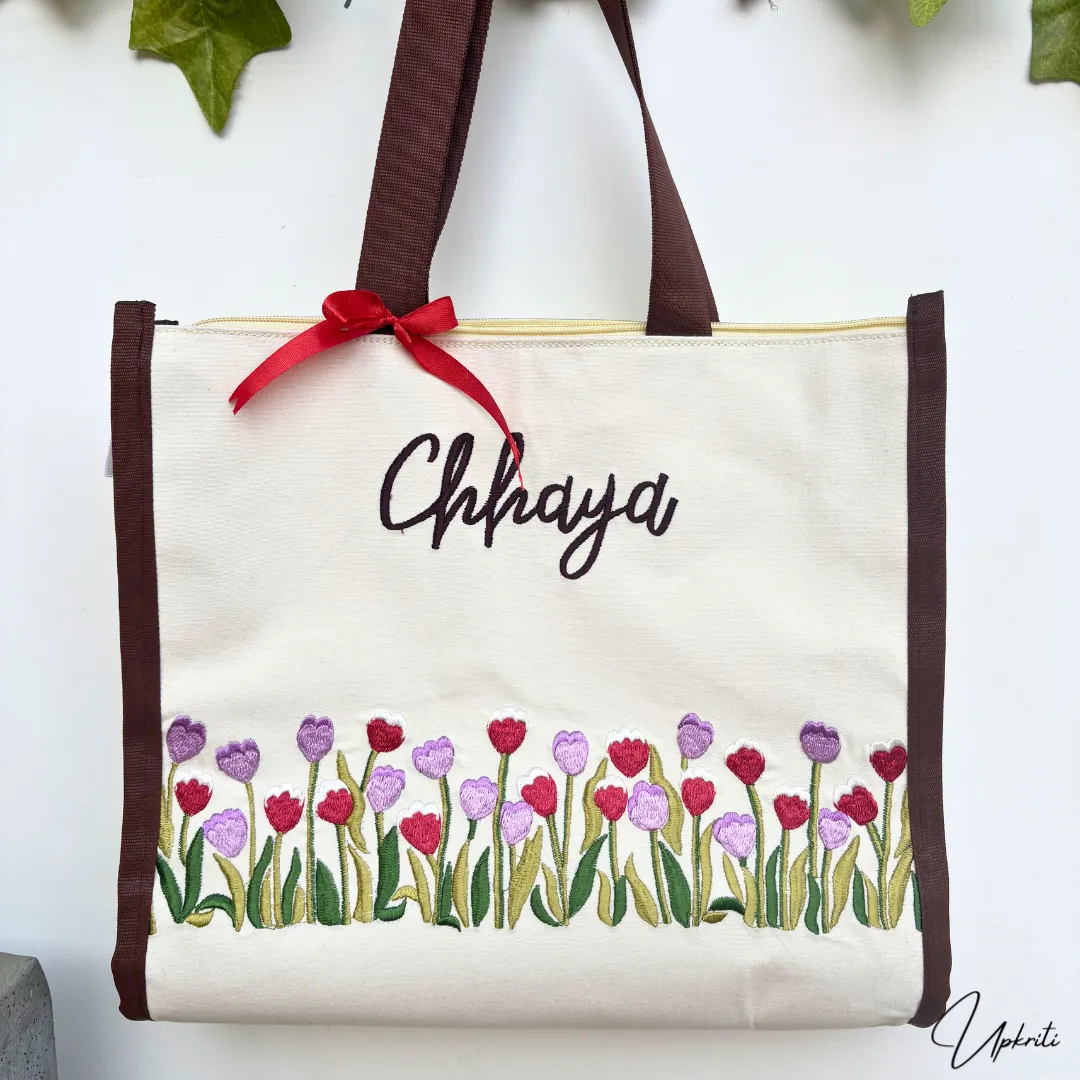 Tulip Grace Tote Bag