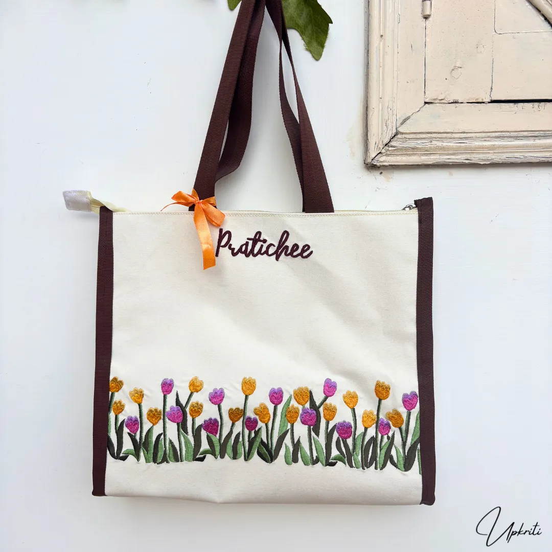 Tulip Grace Tote Bag