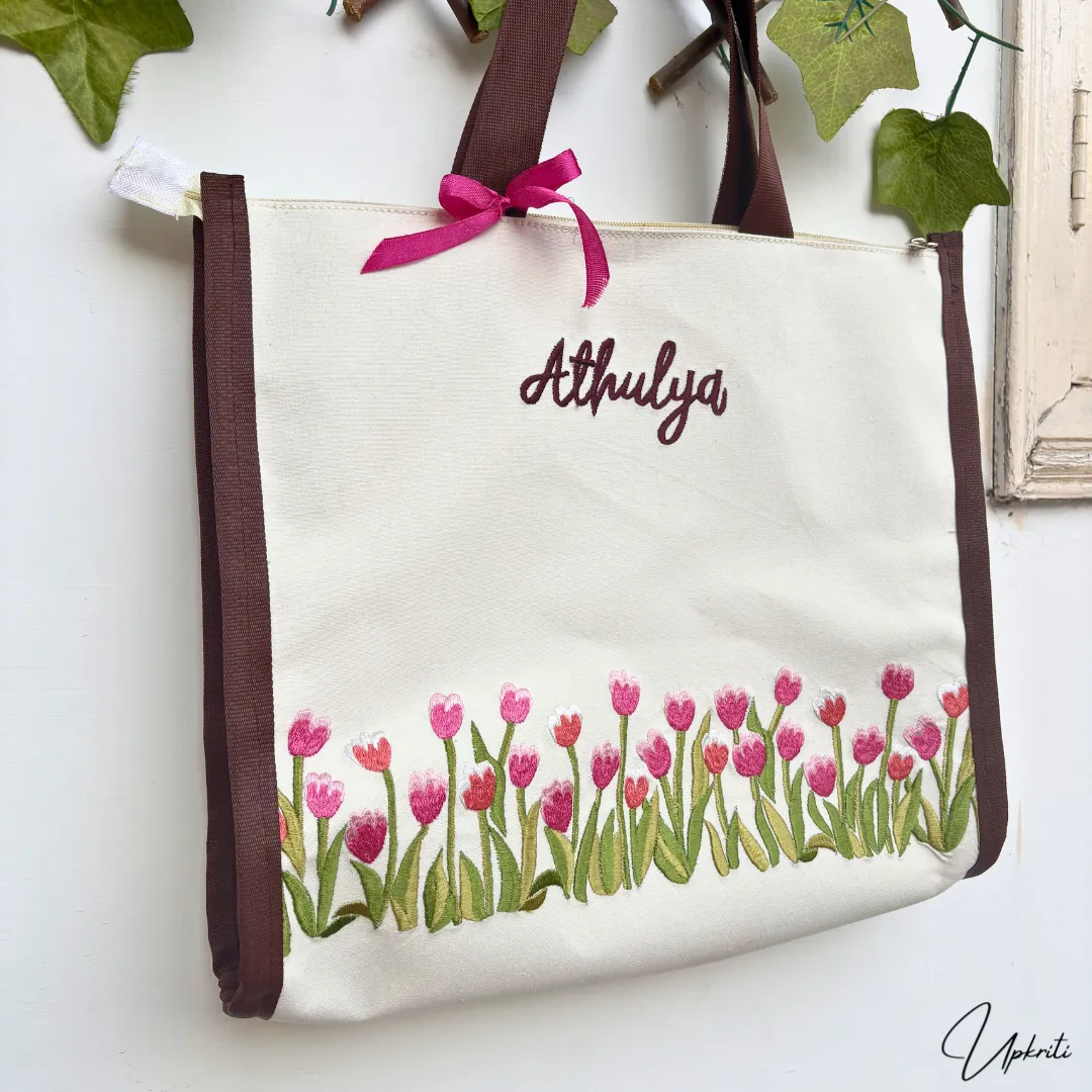 Tulip Grace Tote Bag