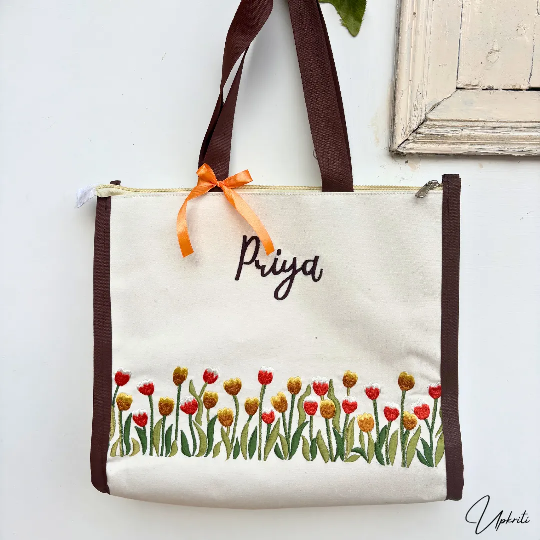 Tulip Grace Tote Bag