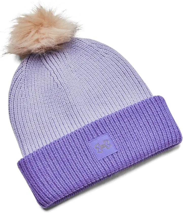 Under Armour Women's Halftime Ribbed Pom Beanie