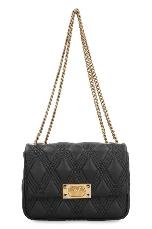 VALENTINO Mini Quilted Leather Shoulder Handbag